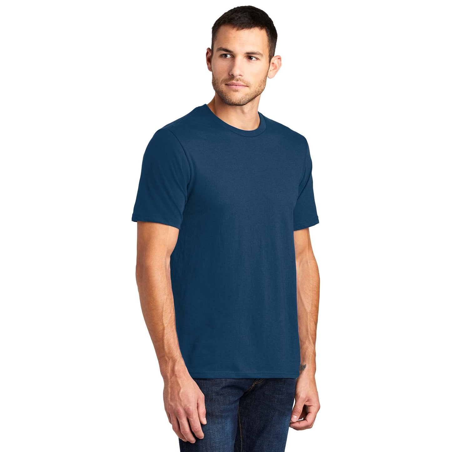 Black T-Shirts - District - Soft Fabric - Trendy Style