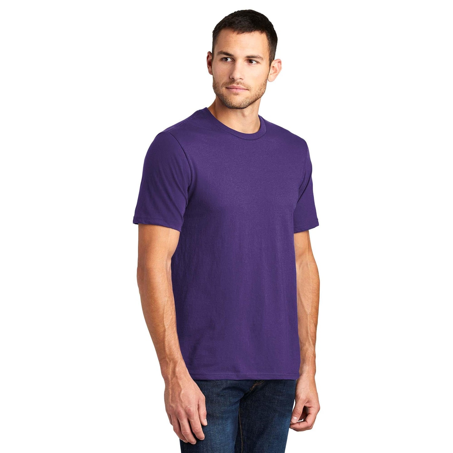 Black T-Shirts - District - Soft Fabric - Trendy Style