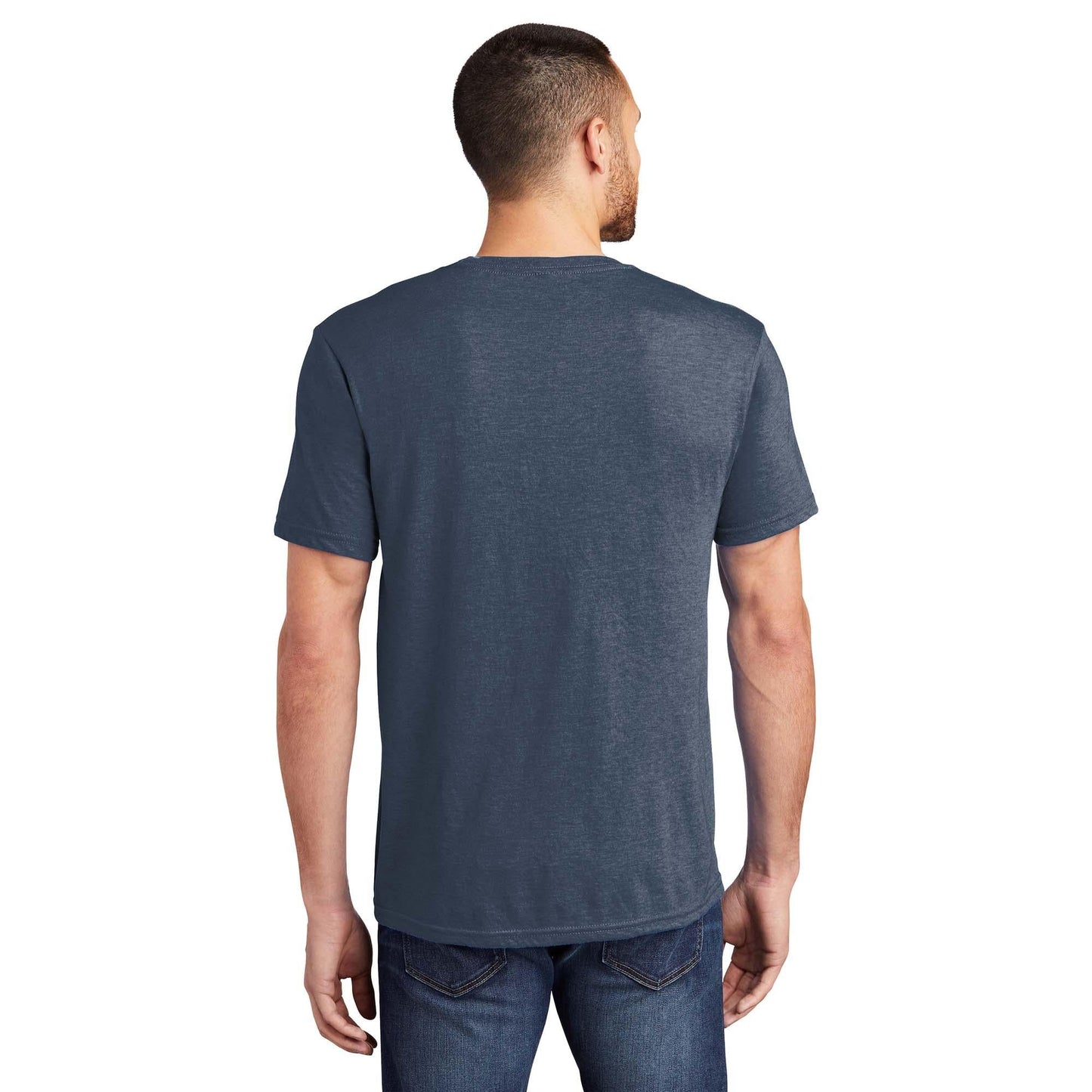 Black T-Shirts - District - Soft Cotton Blend - Comfortable Wear