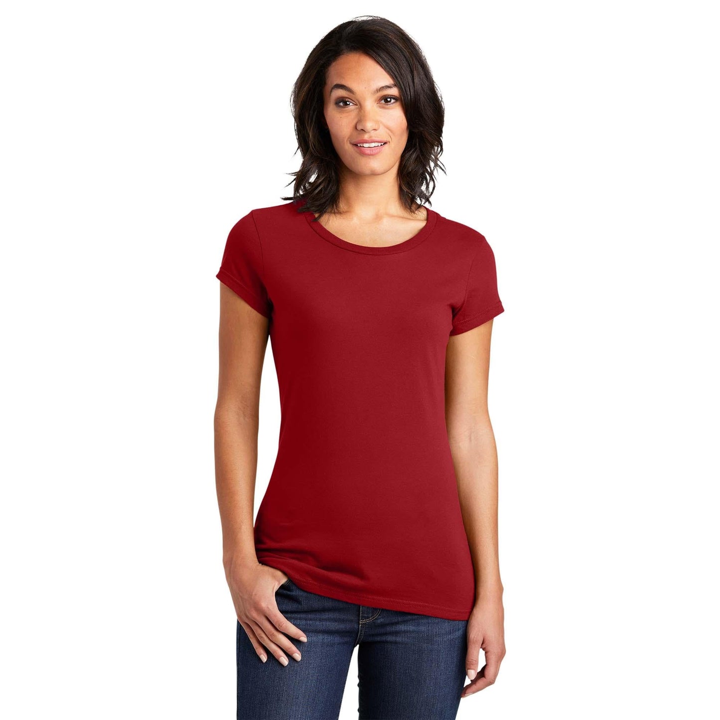 Black T-Shirts - District - Soft Cotton Tee - Comfortable Fit