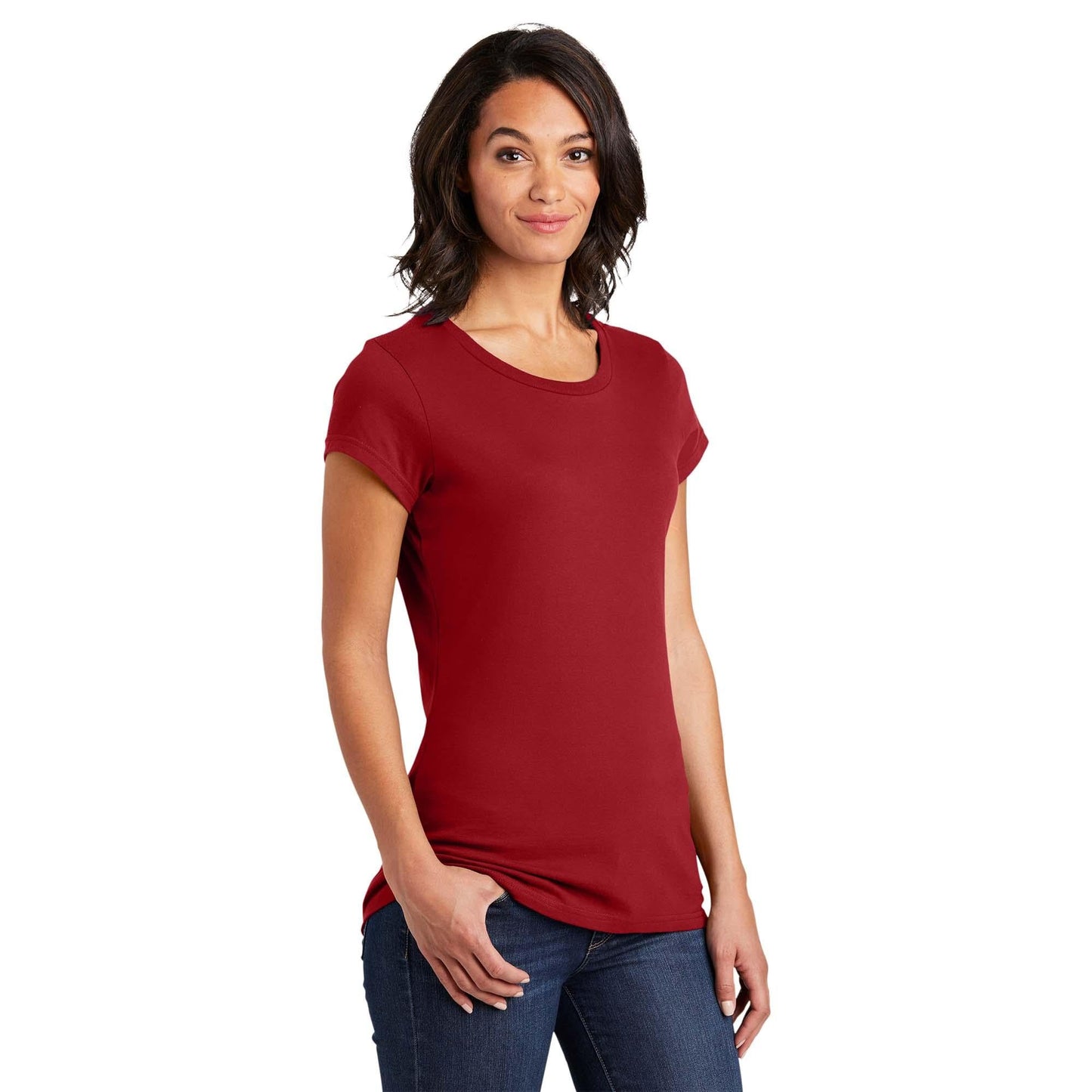Black T-Shirts - District - Soft Cotton Tee - Comfortable Fit