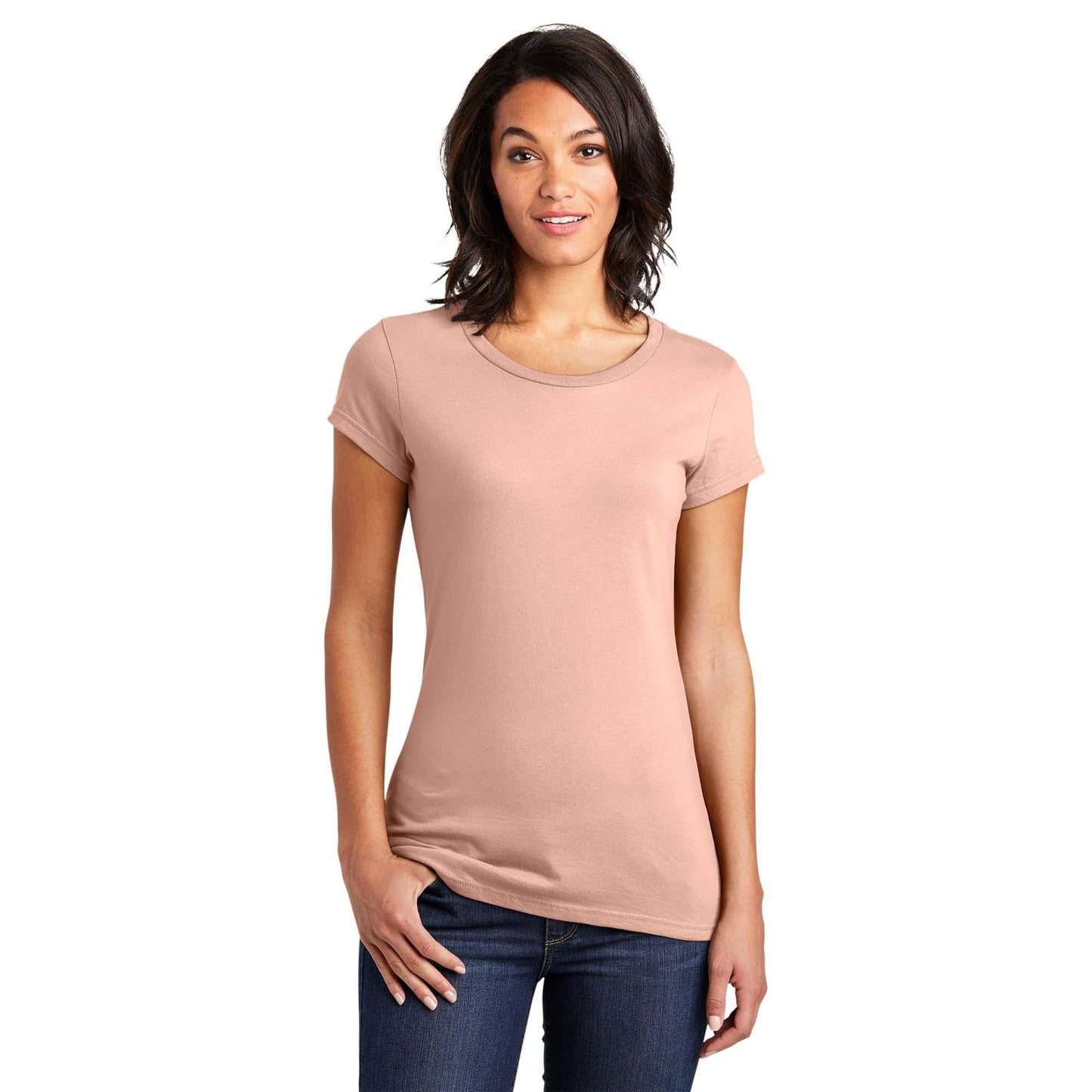Black T-Shirts - District - Soft Cotton Tee - Comfortable Fit
