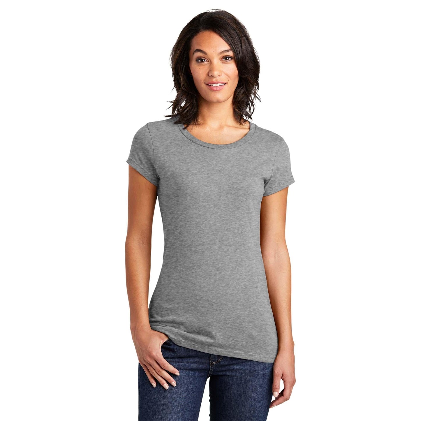 Black T-Shirts - District - Soft Cotton Tee - Comfortable Fit