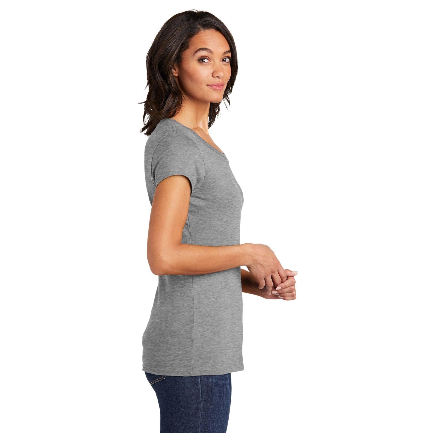 Black T-Shirts - District - Soft Cotton Tee - Comfortable Fit
