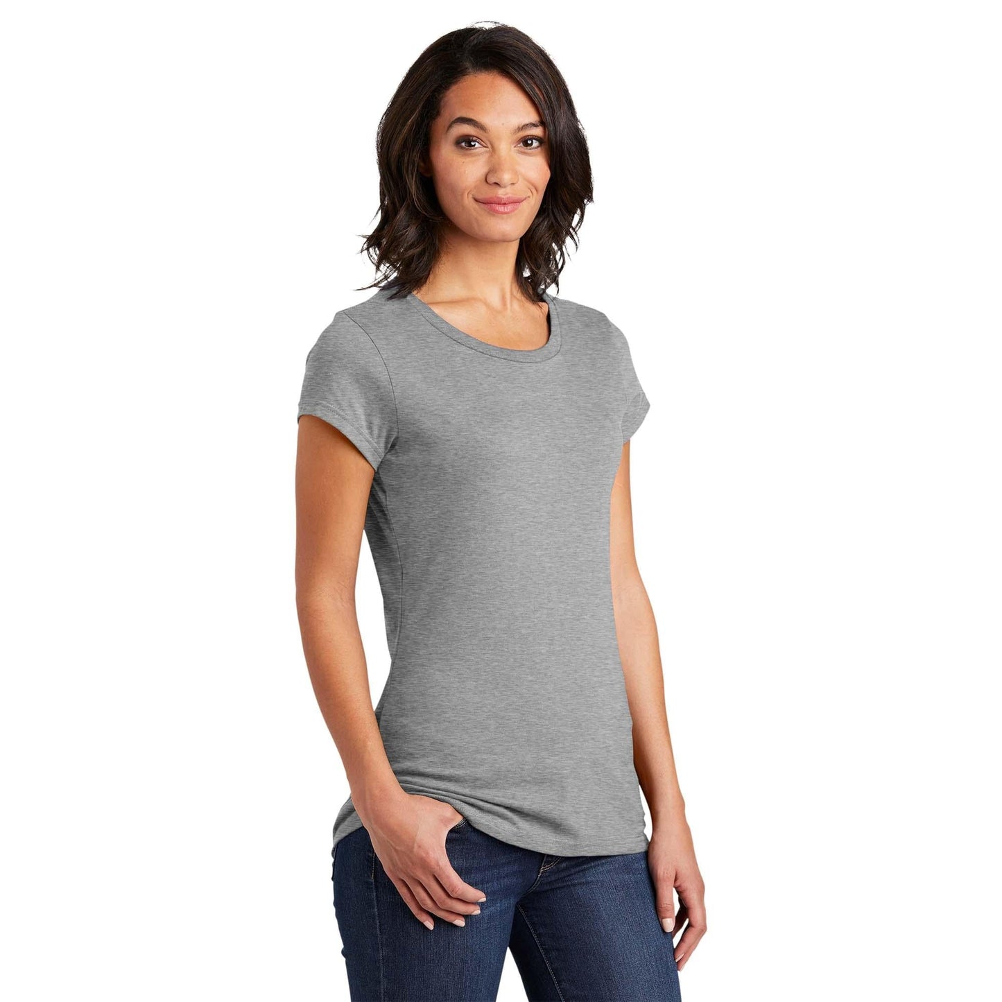 Black T-Shirts - District - Soft Cotton Tee - Comfortable Fit