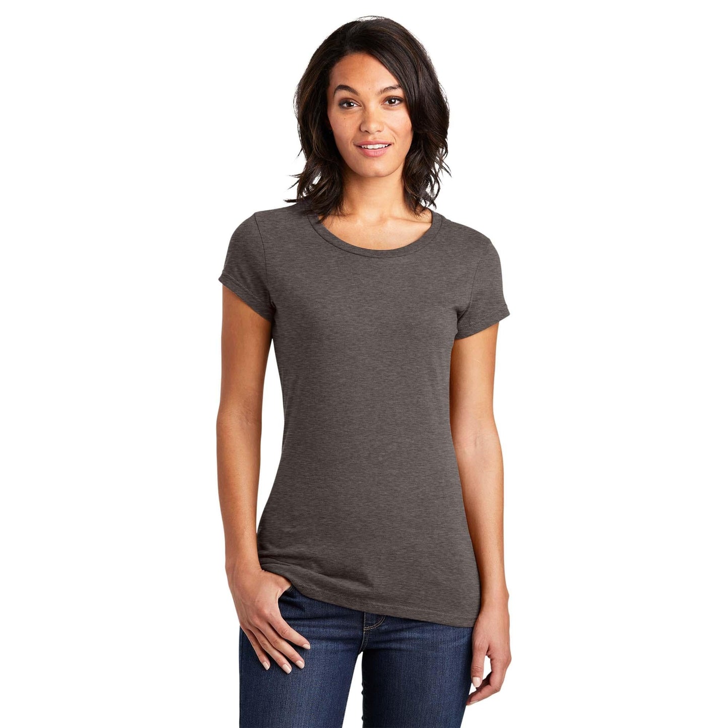 Black T-Shirts - District - Soft Cotton Tee - Comfortable Fit