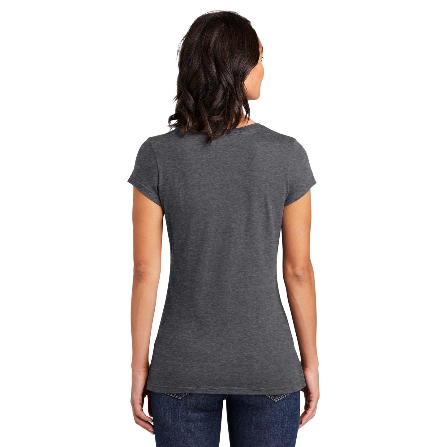 Black T-Shirts - District - Soft Cotton Tee - Comfortable Fit