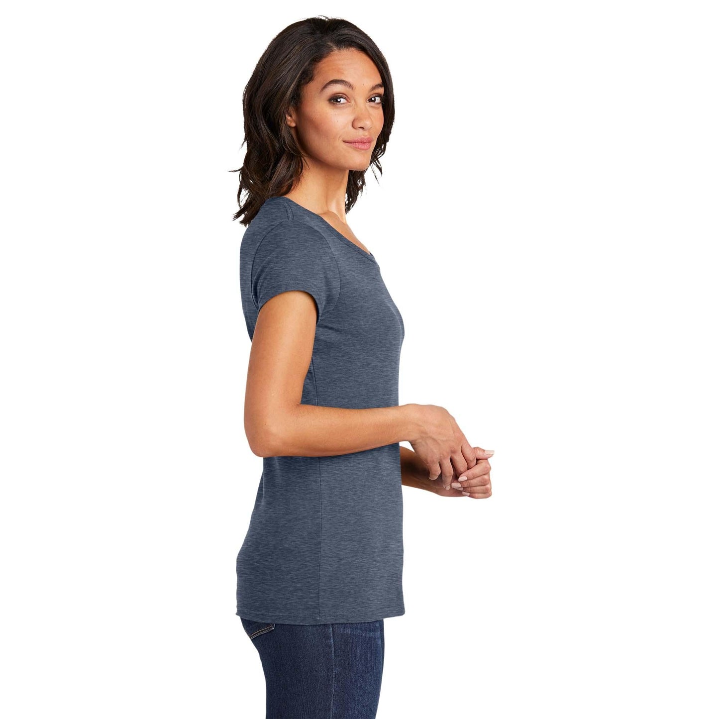 Black T-Shirts - District - Soft Cotton Tee - Comfortable Fit