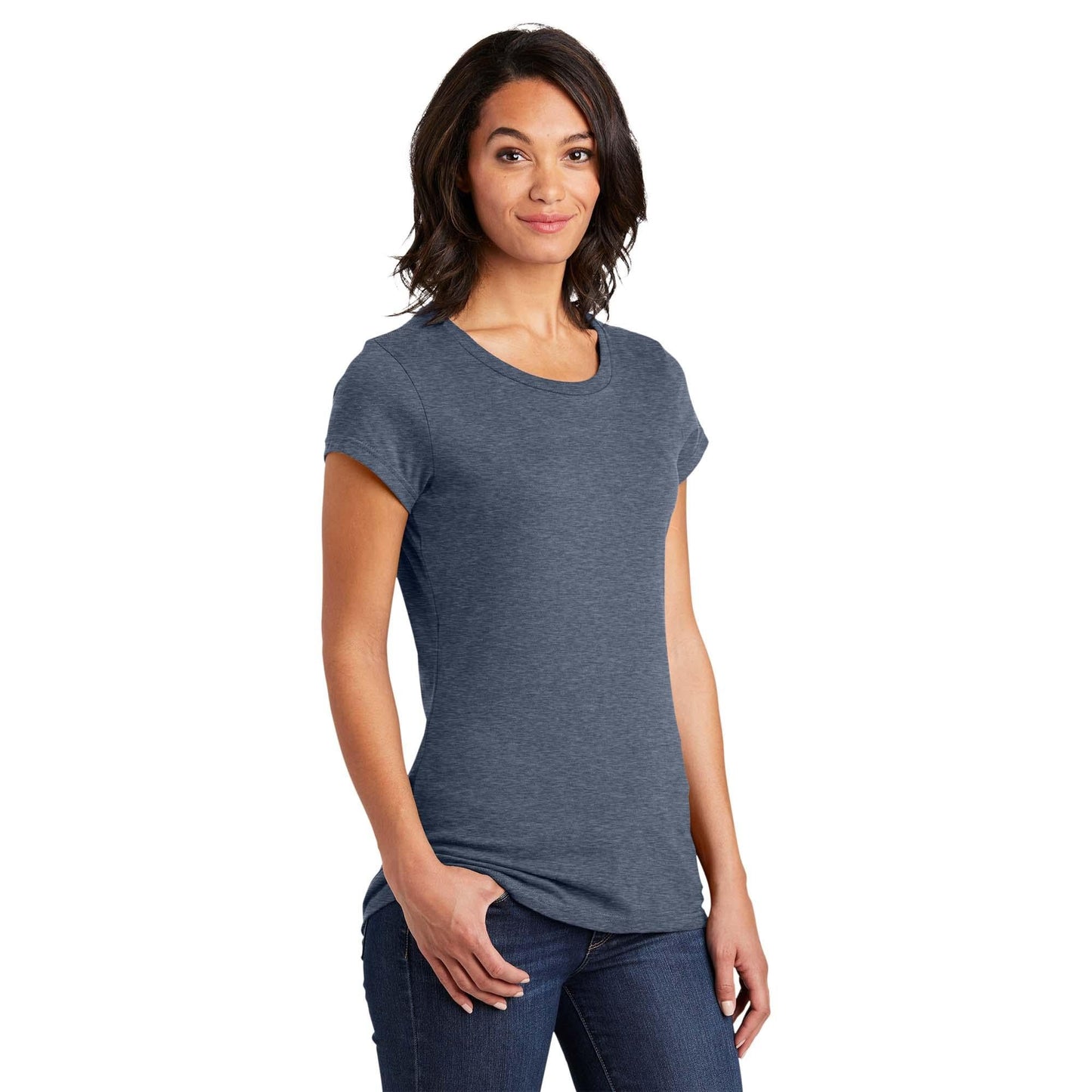 Black T-Shirts - District - Soft Cotton Tee - Comfortable Fit