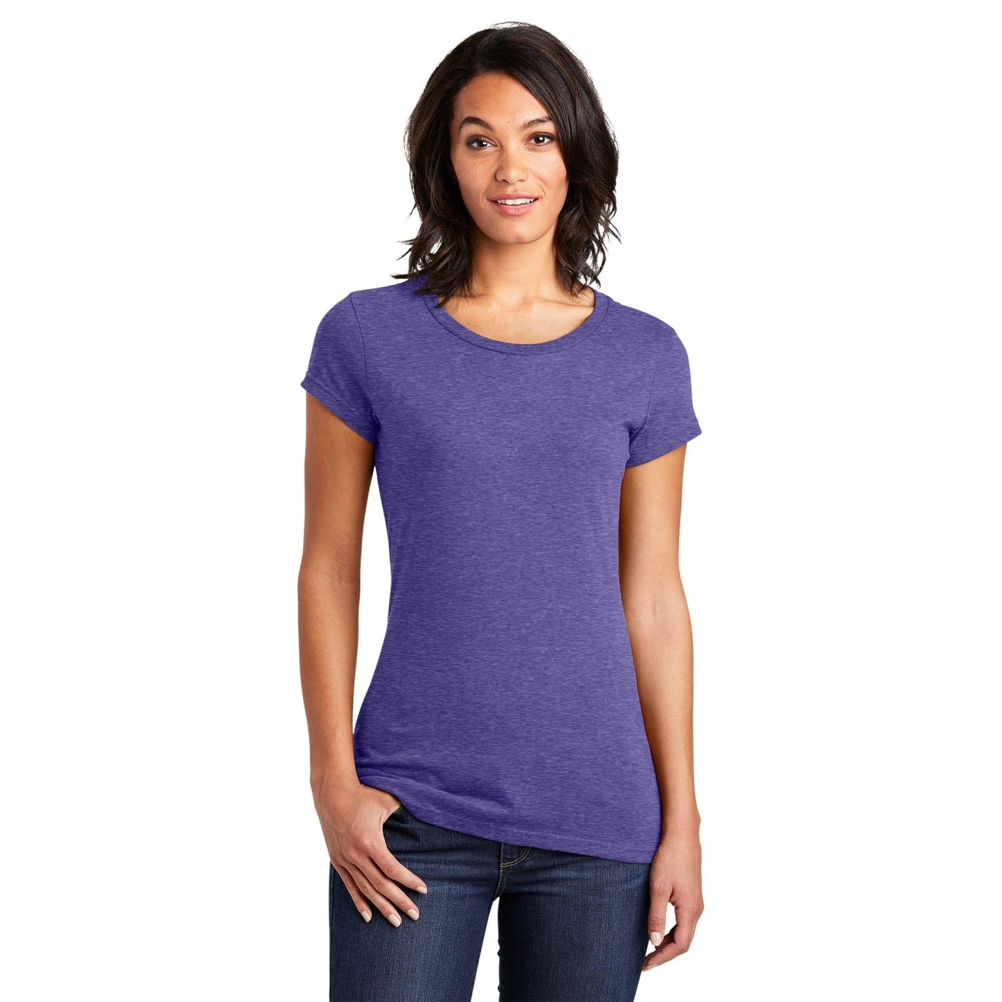 Black T-Shirts - District - Soft Cotton Tee - Comfortable Fit