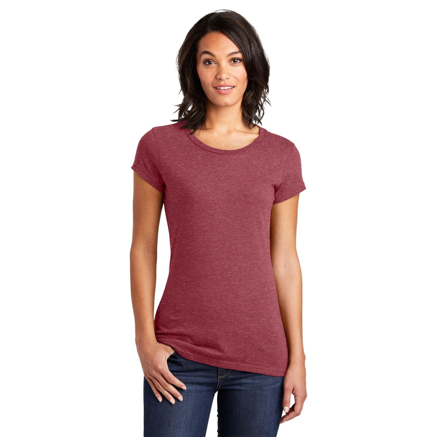Black T-Shirts - District - Soft Cotton Tee - Comfortable Fit