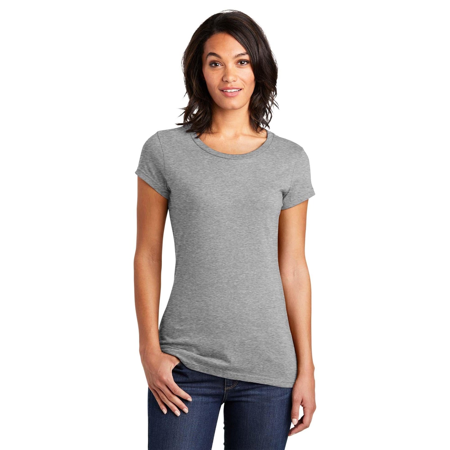 Black T-Shirts - District - Soft Cotton Tee - Comfortable Fit