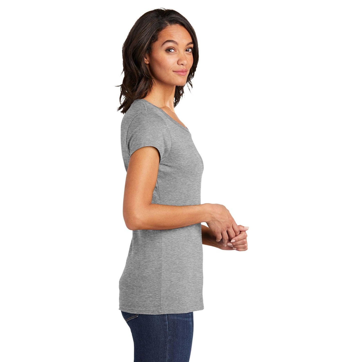 Black T-Shirts - District - Soft Cotton Tee - Comfortable Fit