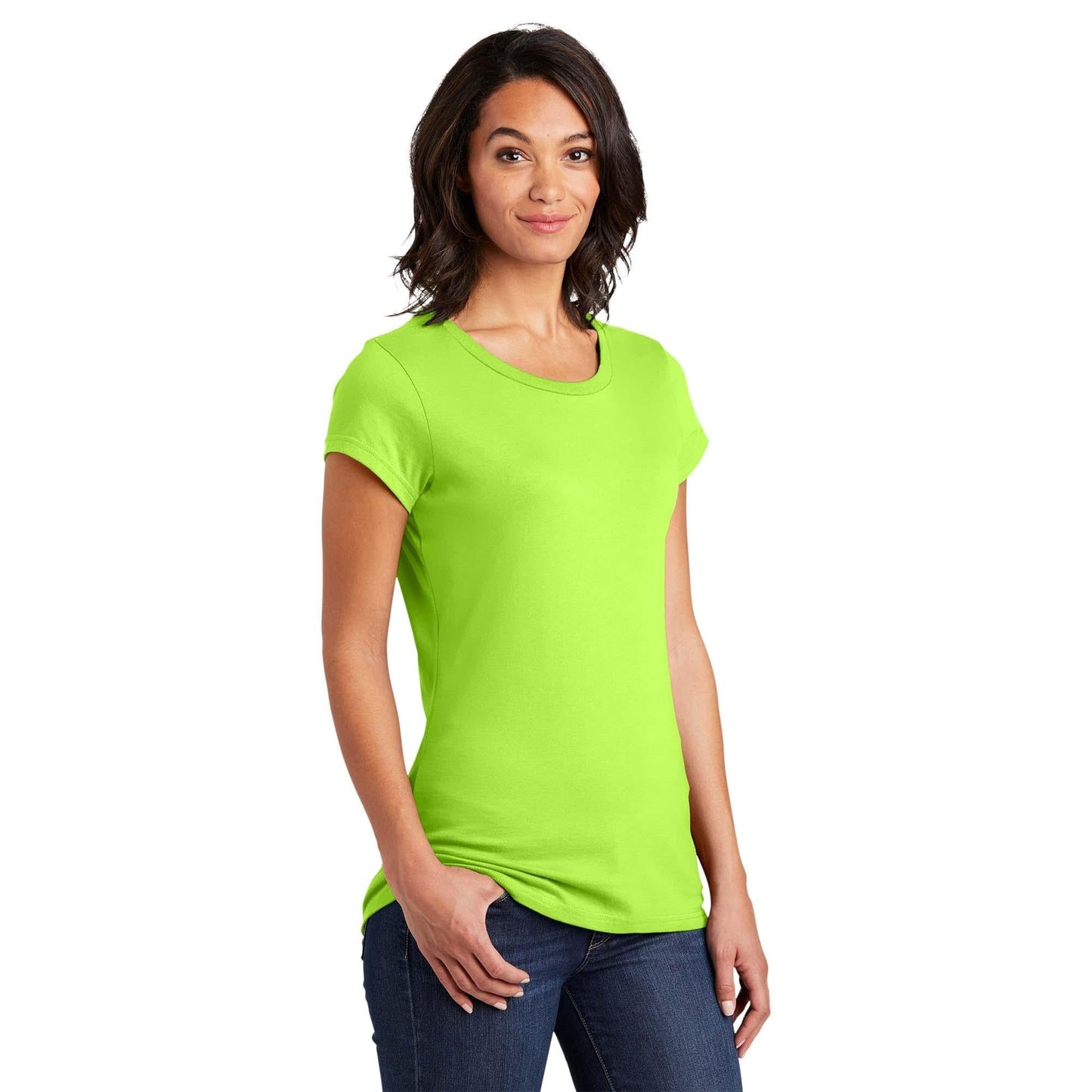 Black T-Shirts - District - Soft Cotton Tee - Comfortable Fit