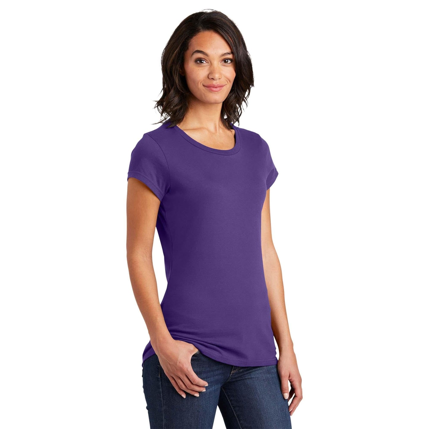 Black T-Shirts - District - Soft Cotton Tee - Comfortable Fit