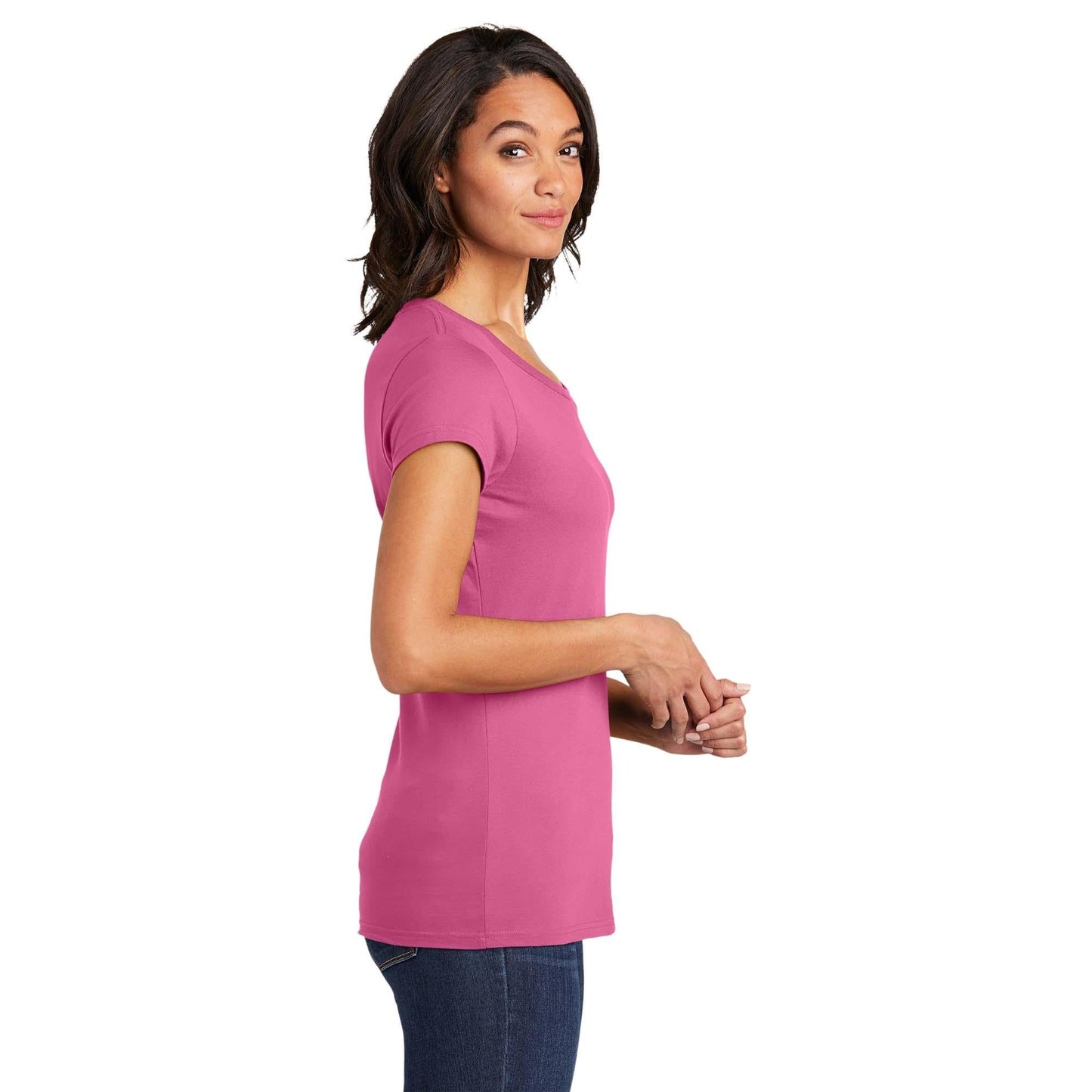 Black T-Shirts - District - Soft Cotton Tee - Comfortable Fit