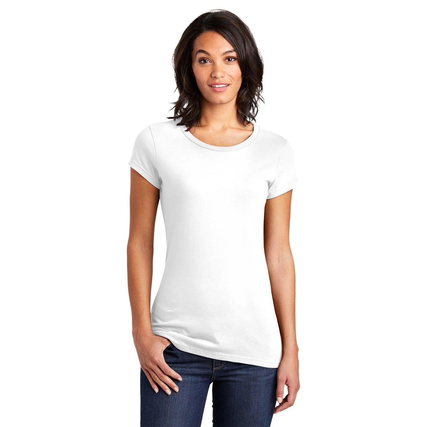 Black T-Shirts - District - Soft Cotton Tee - Comfortable Fit