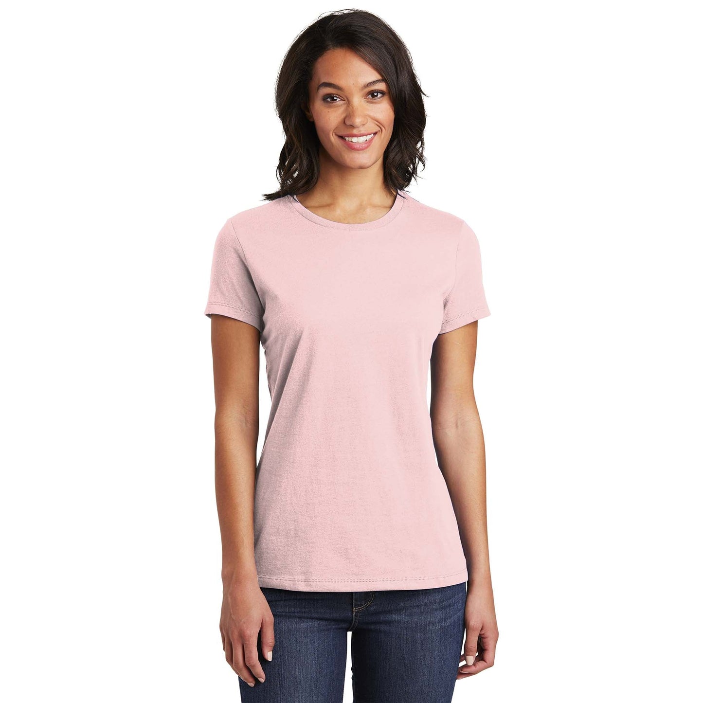 Black T-Shirts - District - Soft Cotton Tee - Comfortable Fit