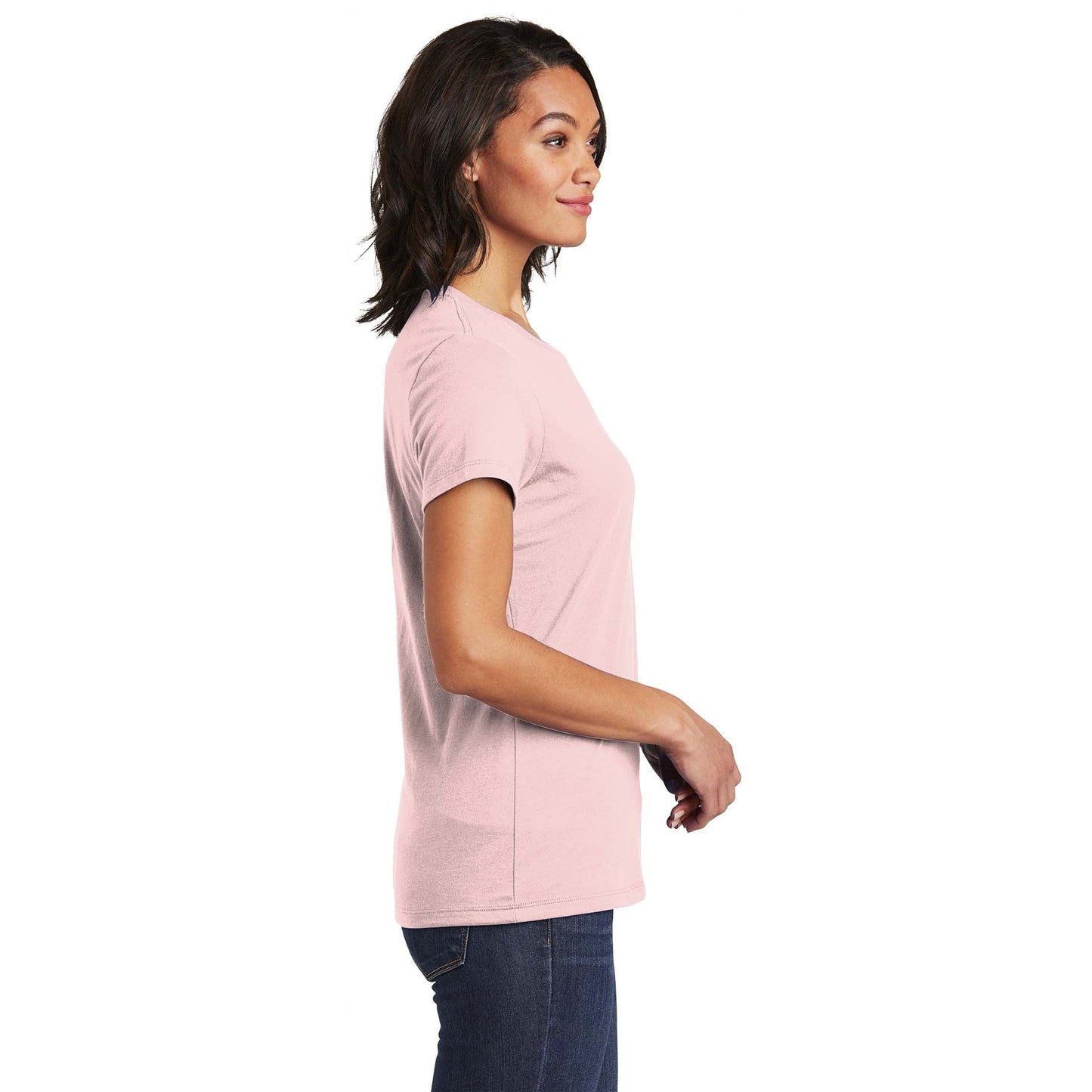 Black T-Shirts - District - Soft Cotton Tee - Comfortable Fit
