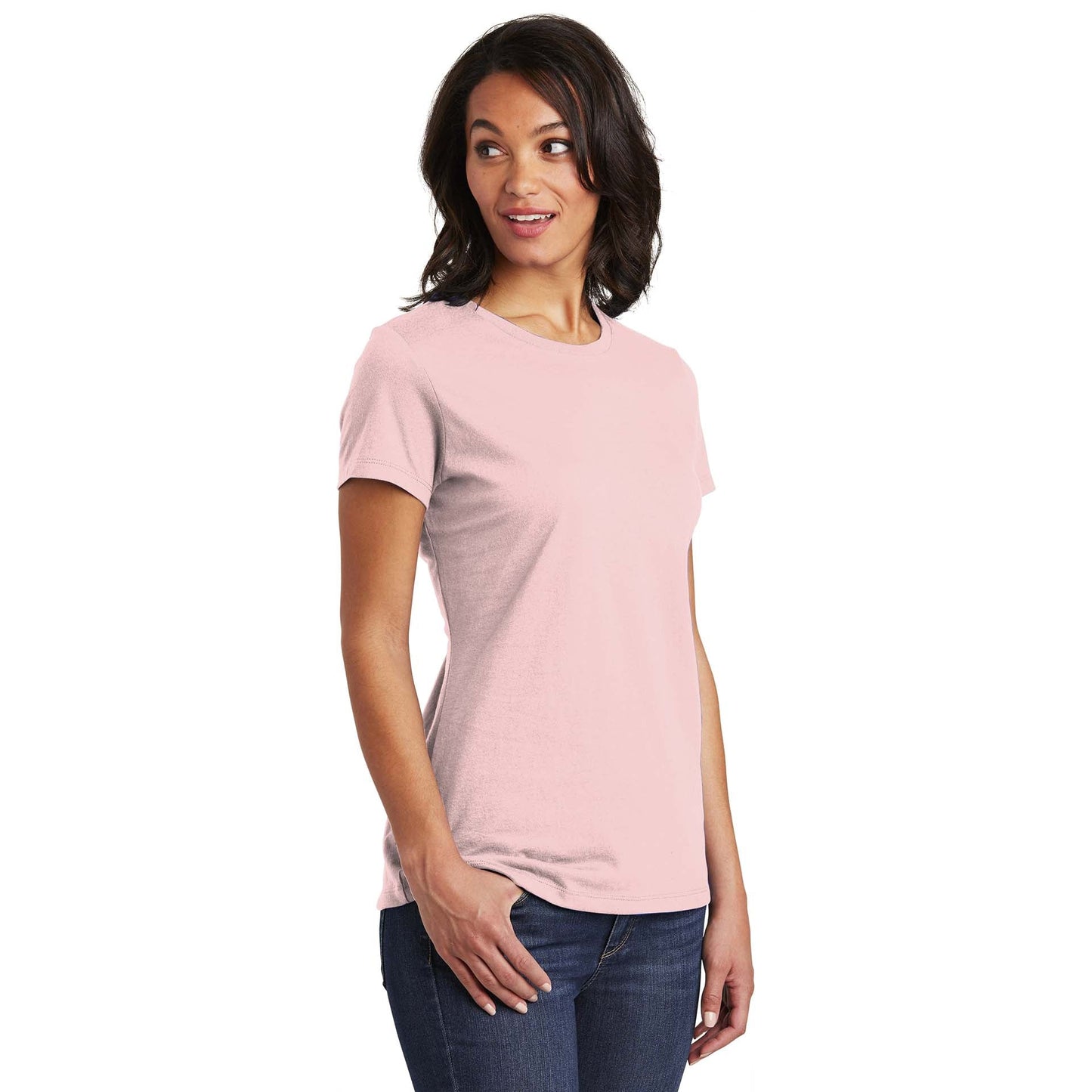 Black T-Shirts - District - Soft Cotton Tee - Comfortable Fit