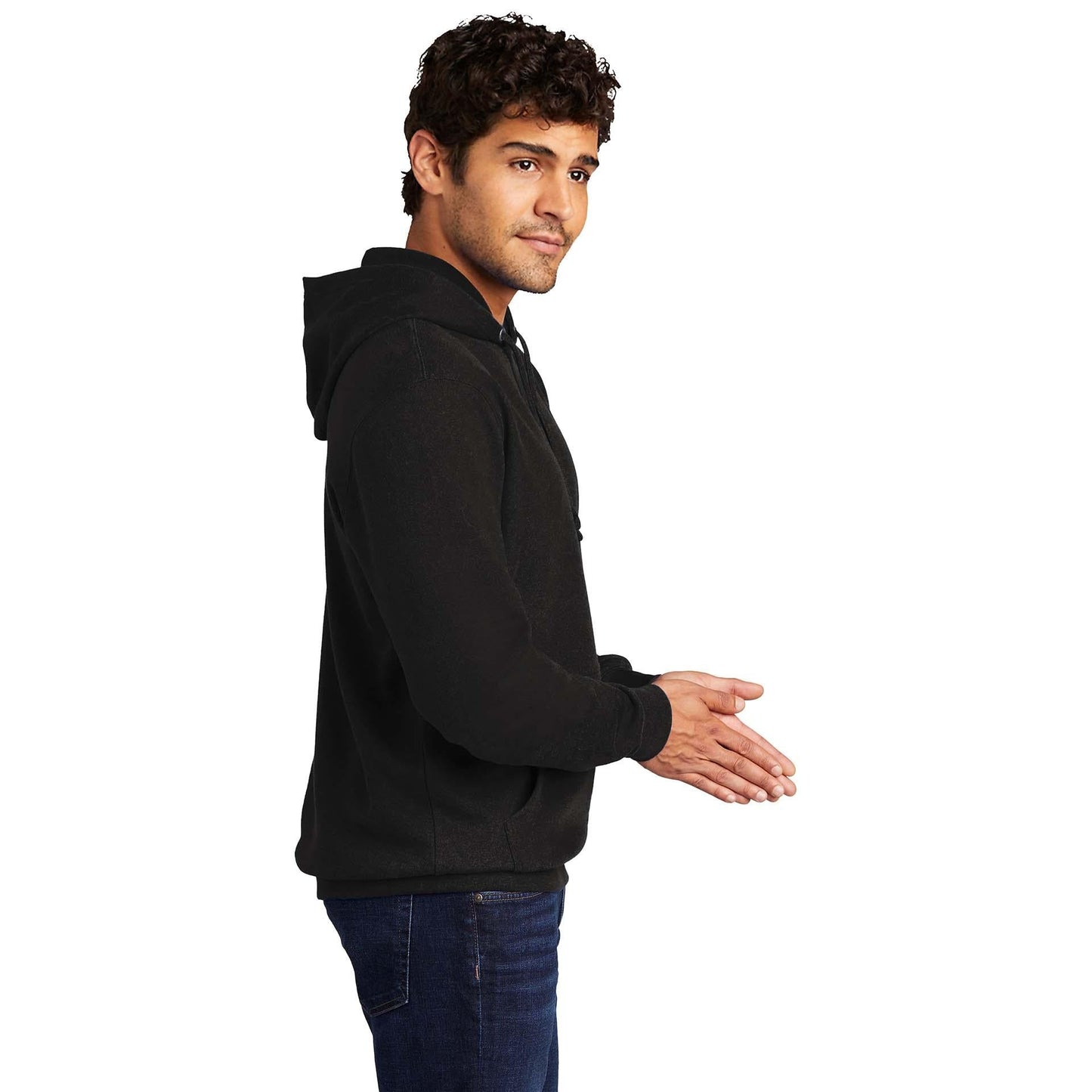 Black Sweatshirts - District - Cozy Hoodie - Comfortable Style