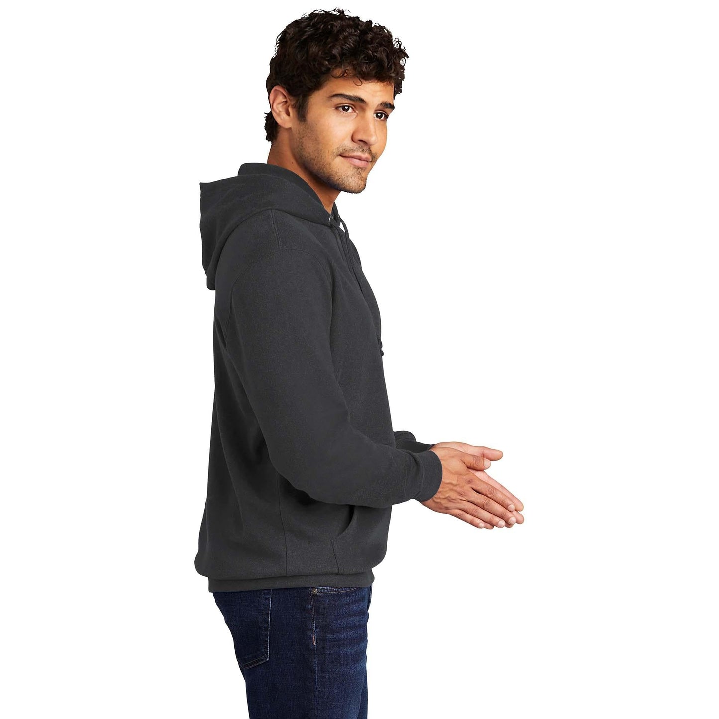 Black Sweatshirts - District - Cozy Hoodie - Comfortable Style
