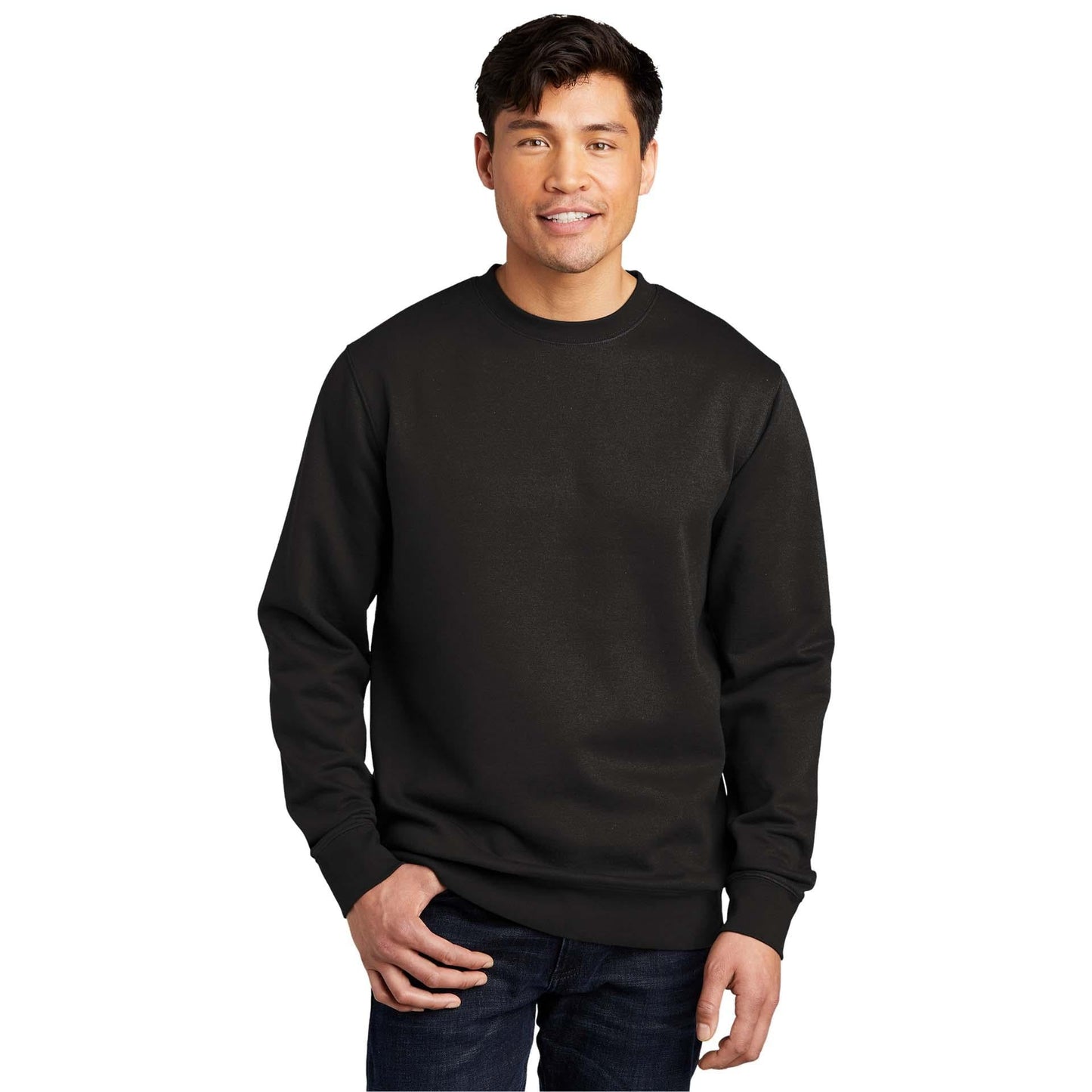 Black Sweatshirts - District - Soft Fleece - Quality Design