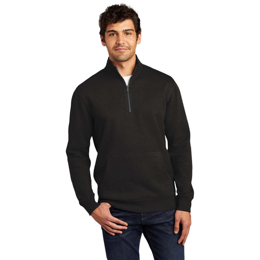 Jet Black Sweatshirt - District - Soft Fleece - Quality Fabric