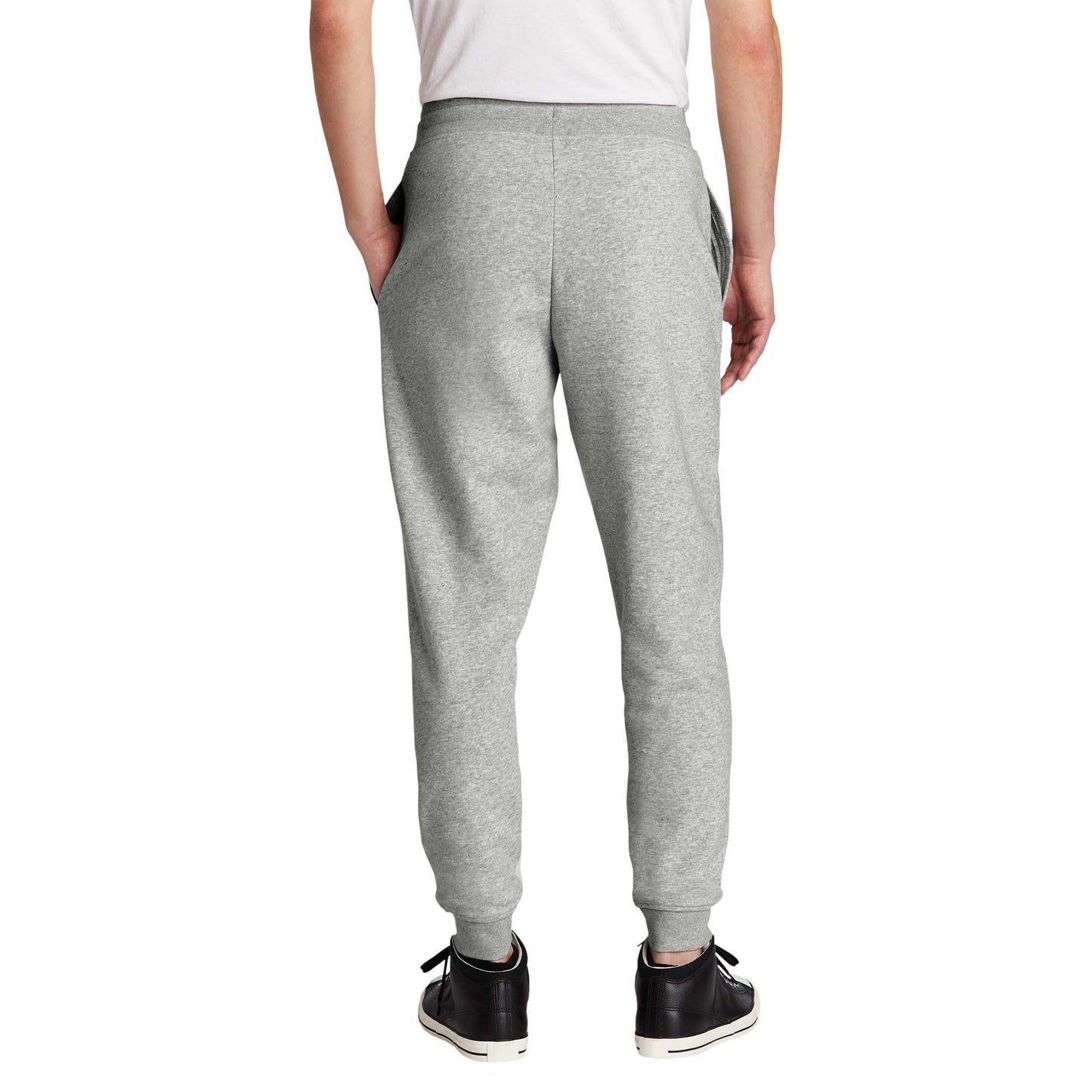 Black Sweatpants - District - Cozy Fleece Joggers - Soft Wear