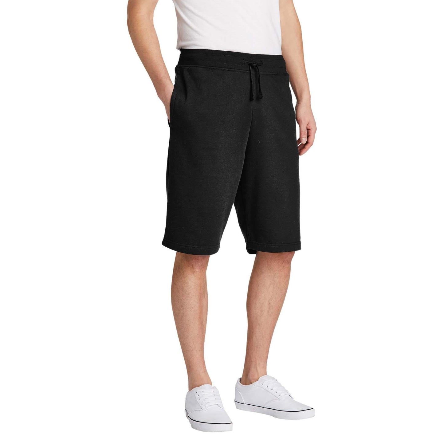Black Comfortable Shorts - District - Soft Cotton Blend