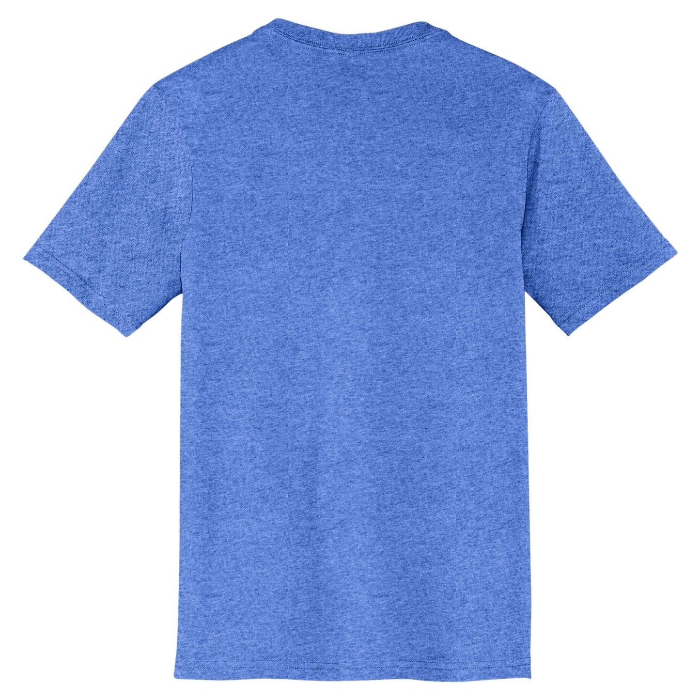 Black T-Shirts - District - V-Neck Style Cotton Blend