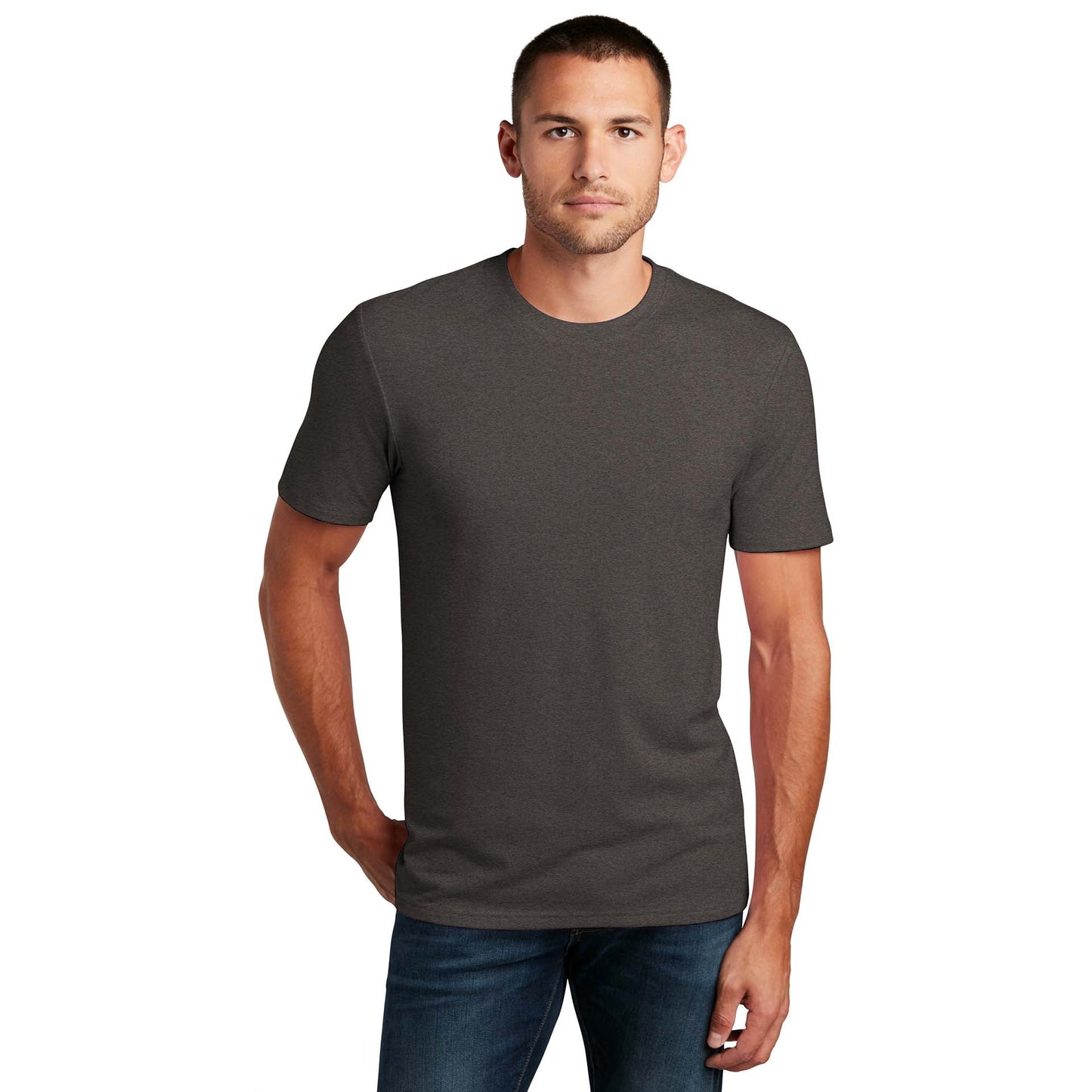 Black T-Shirts - District - Comfortable Flex Tee