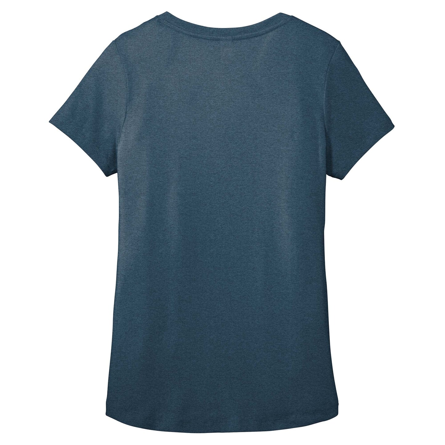 Black T-Shirt - District - Soft Flex Scoop Neck Design