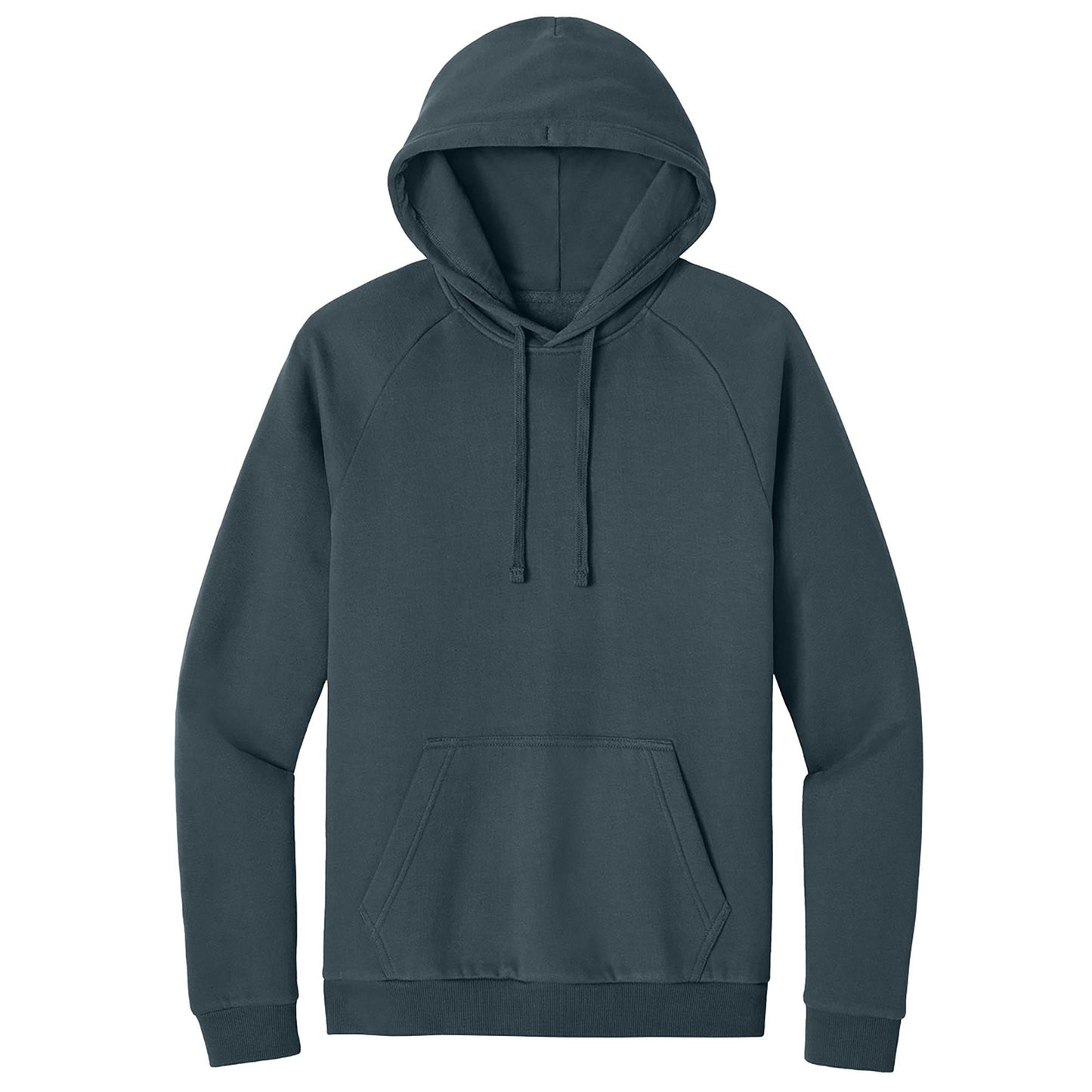Jet Black Sweatshirt - District - Soft Fleece Fabric