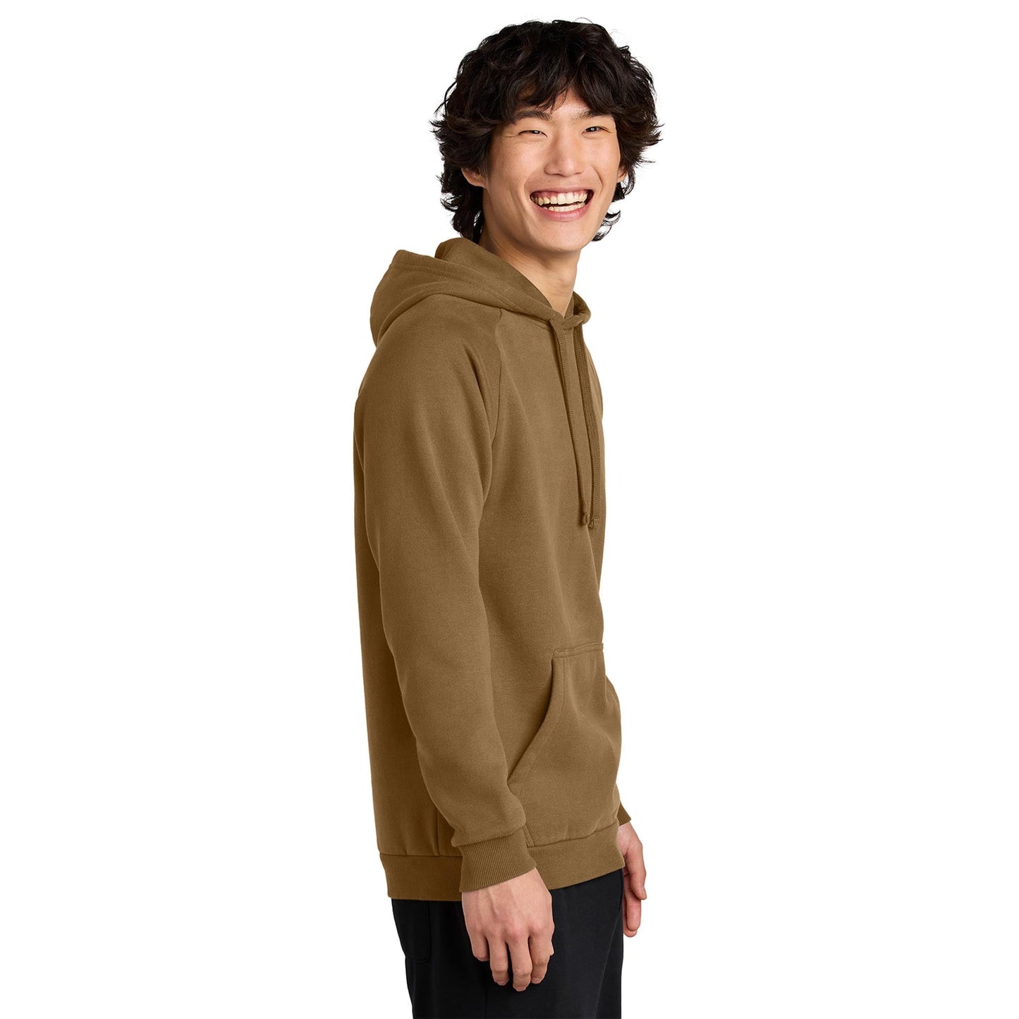 Jet Black Sweatshirt - District - Soft Fleece Fabric