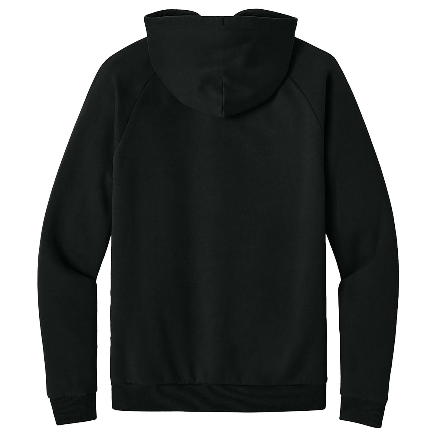 Jet Black Sweatshirt - District - Soft Fleece Fabric