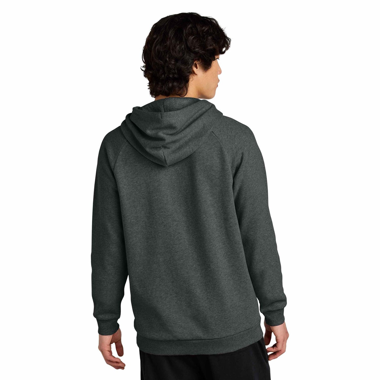 Jet Black Sweatshirt - District - Soft Fleece Fabric