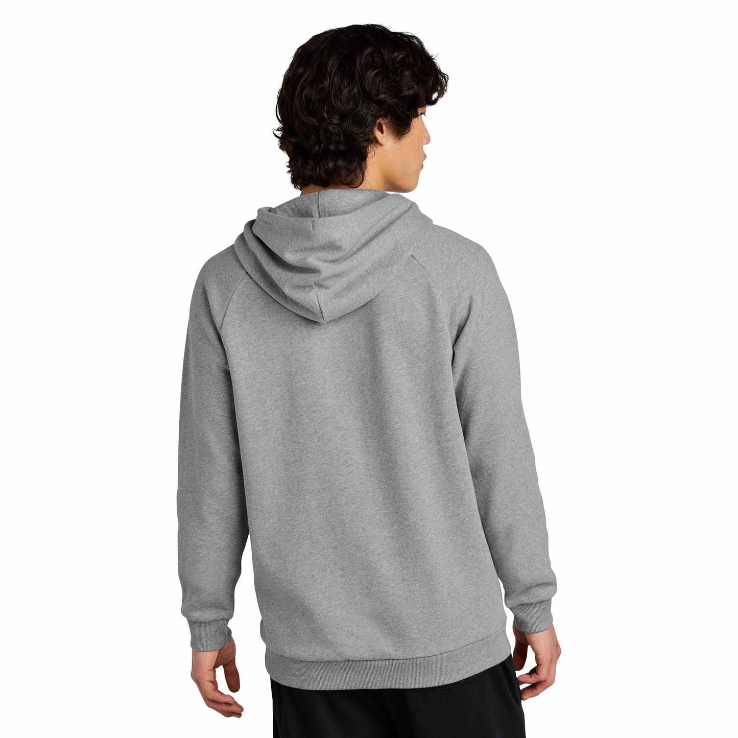 Jet Black Sweatshirt - District - Soft Fleece Fabric
