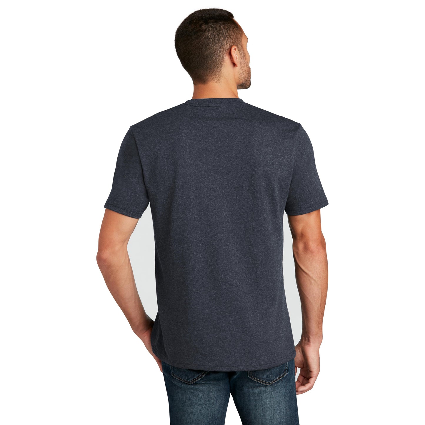 Black T-Shirts - District - Recycled Cotton Blend