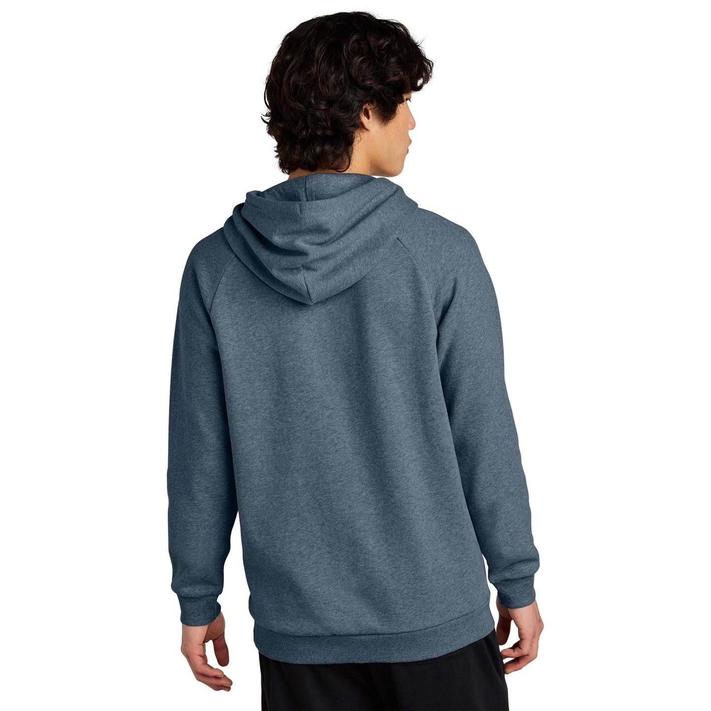 Jet Black Sweatshirt - District - Soft Fleece Fabric
