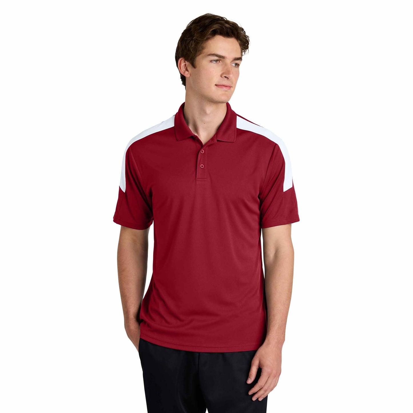 Black/Gold Polo Shirts - Sport-Tek - Stylish Moisture-Wicking