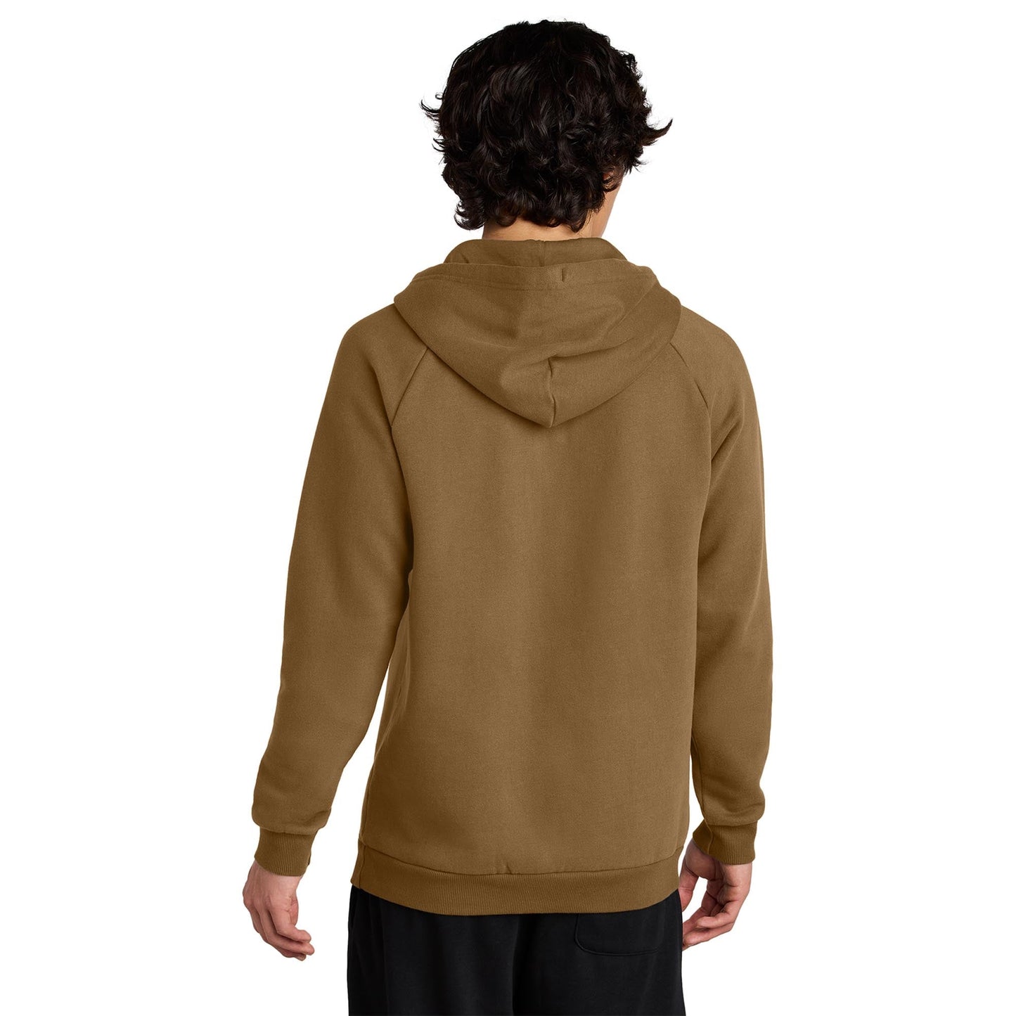 Jet Black Sweatshirt - District - Soft Fleece Fabric