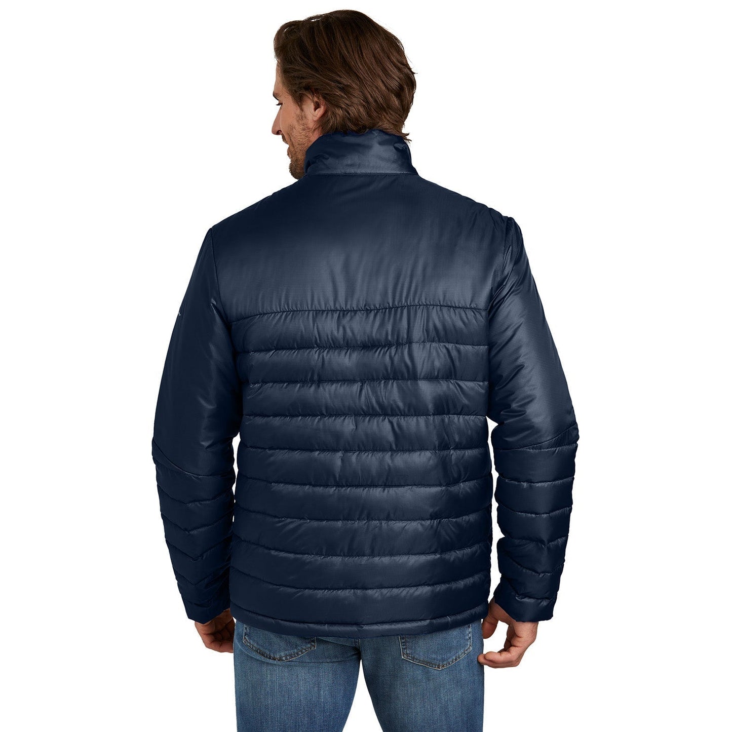 Deep Black Jacket - Eddie Bauer - Quilted Design