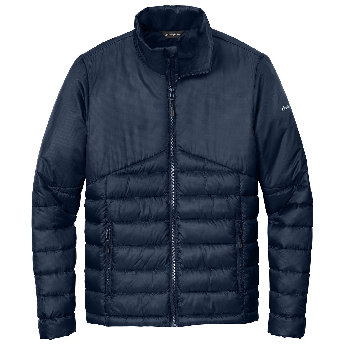 Deep Black Jacket - Eddie Bauer - Quilted Design