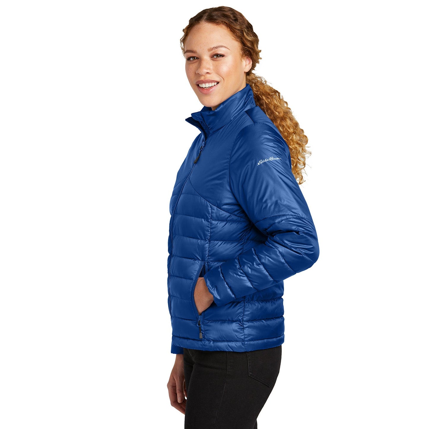 Deep Black Jackets - Eddie Bauer - Quilted Design