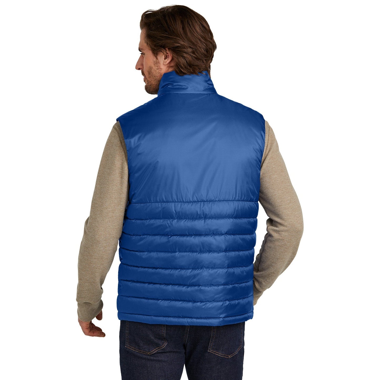 Deep Black Vests - Eddie Bauer - Quilted Design