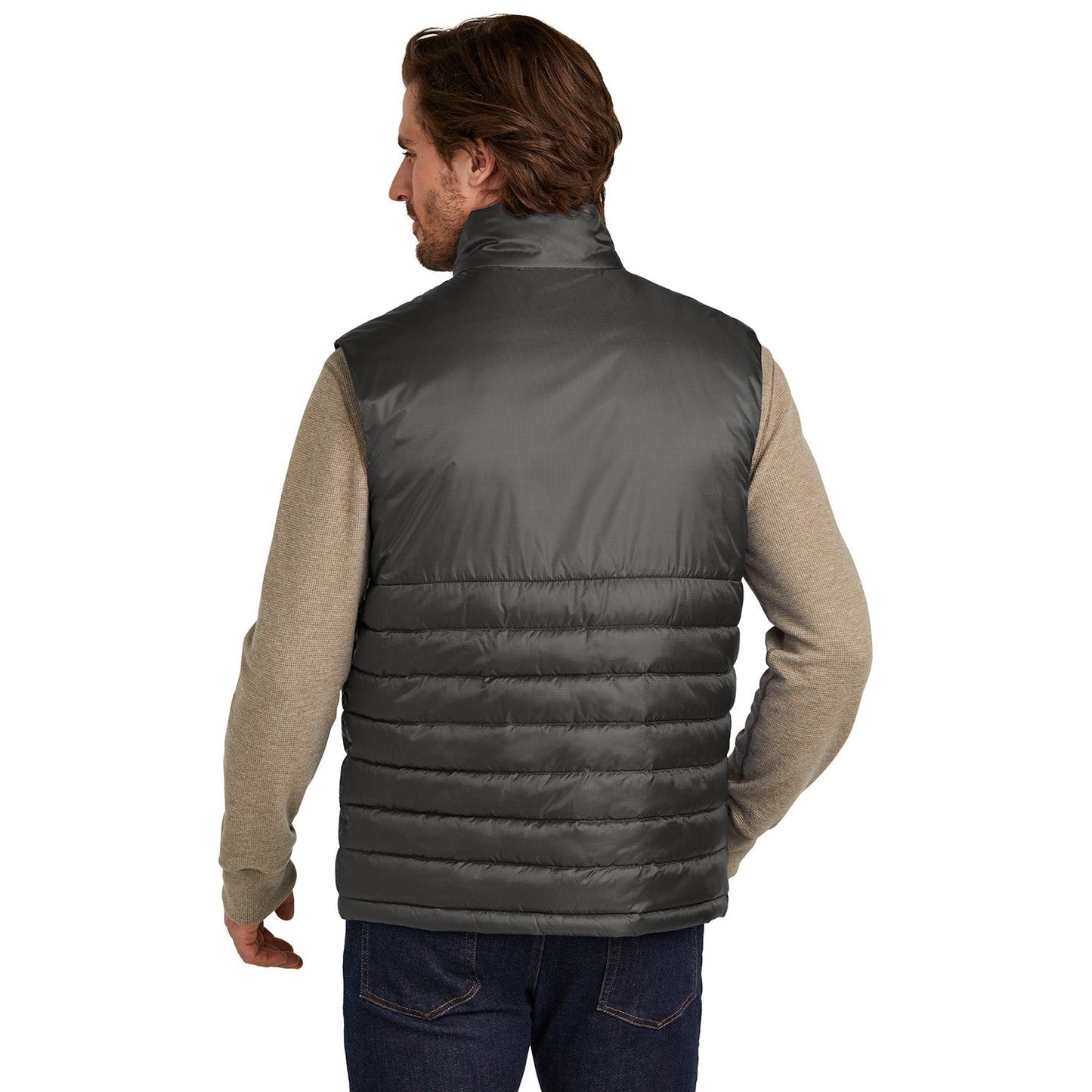 Deep Black Vests - Eddie Bauer - Quilted Design