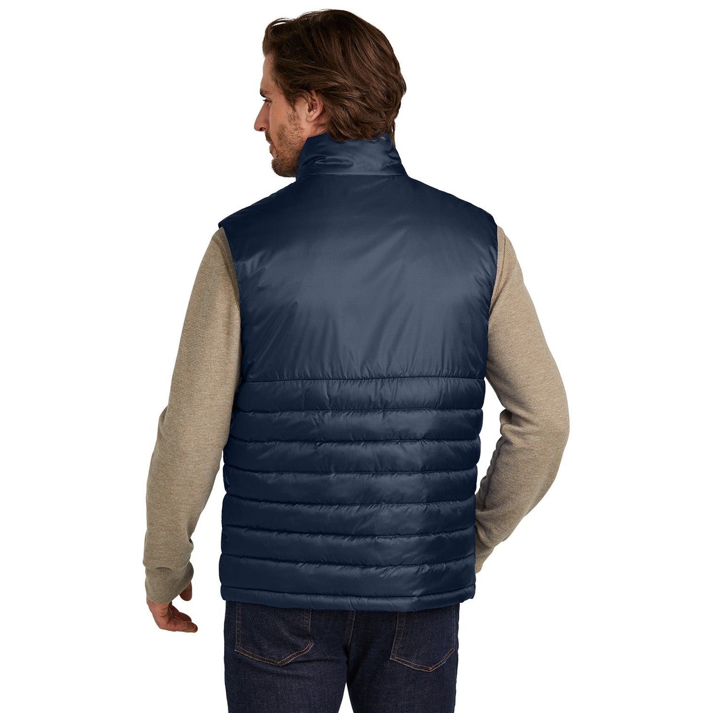 Deep Black Vests - Eddie Bauer - Quilted Design