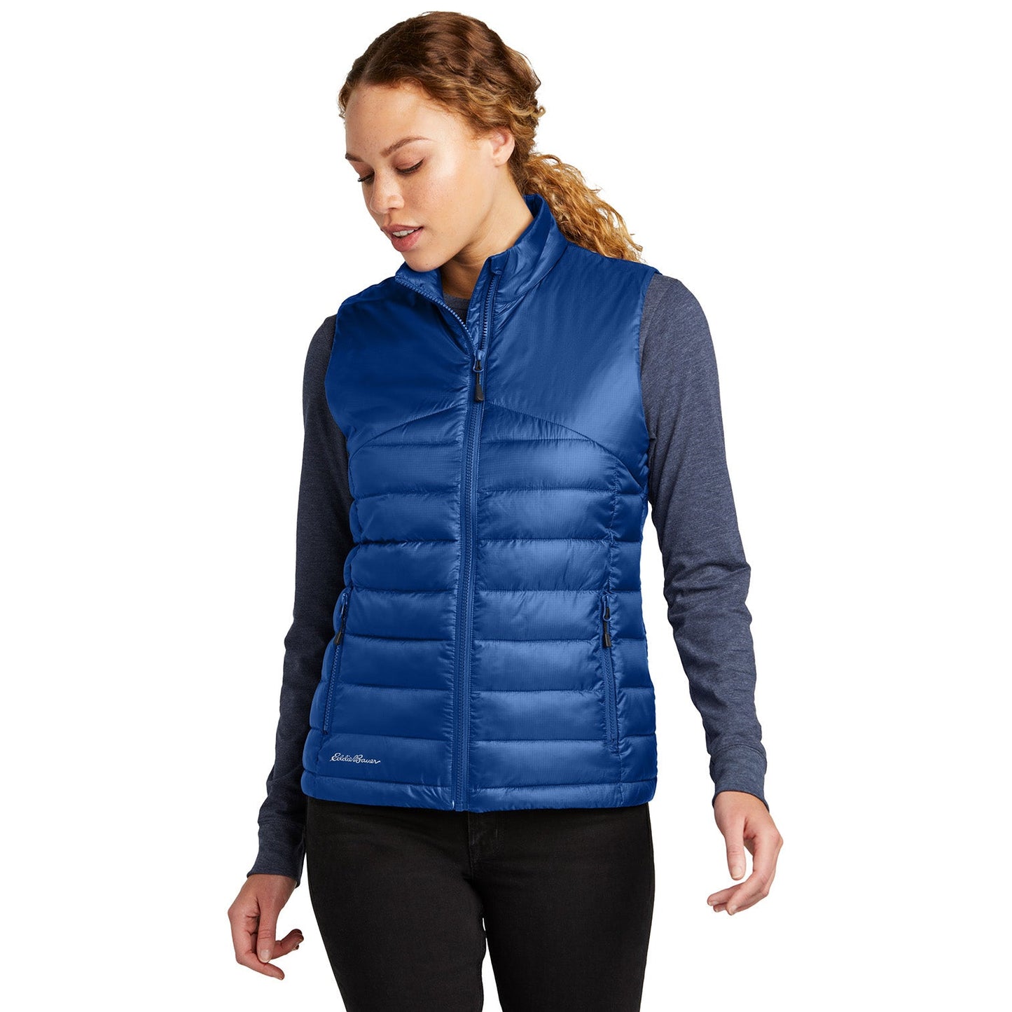 Deep Black Vests - Eddie Bauer - Warm Quilted Design