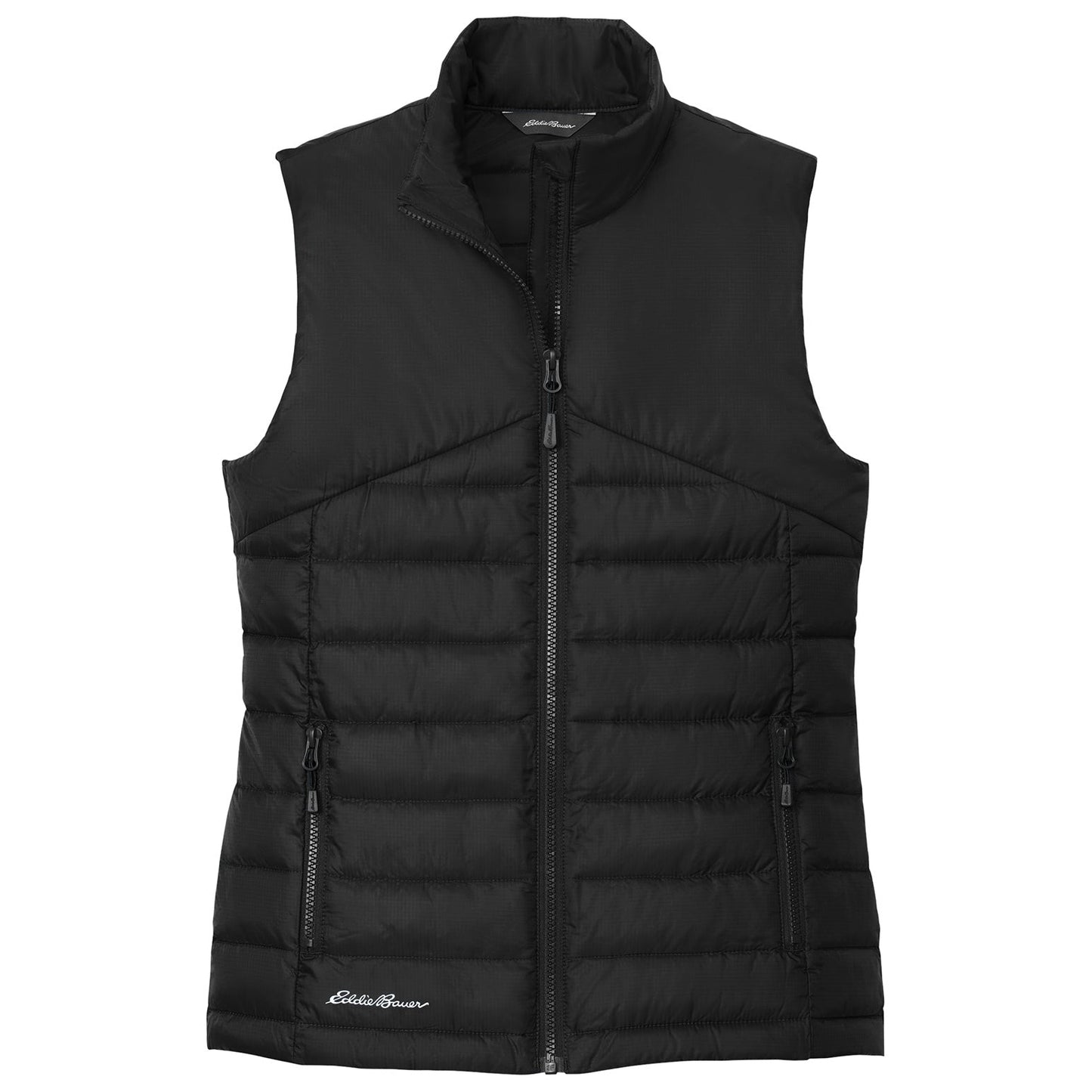 Deep Black Vests - Eddie Bauer - Warm Quilted Design